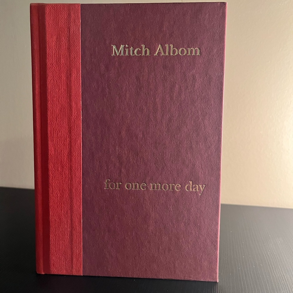 Mitch Albom For One More Day First Edition Hardcover